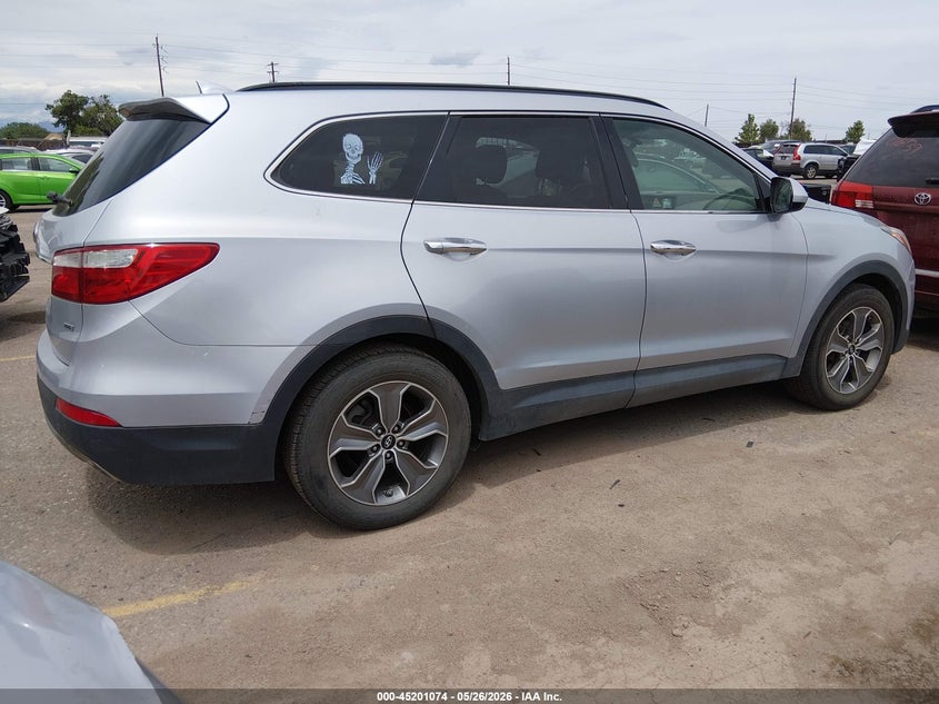 2015 Hyundai Santa fe VIN KM8SMDHFXFU101623 IAAI salvage auction — NORMAL WEAR, Clear (Colorado), sold $1,400 on 2026-07-21 (photo 4)