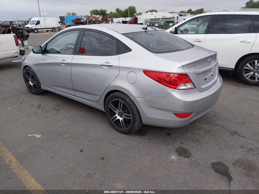 2012 Hyundai Accent VIN KMHCT4AEXCU233236 IAAI salvage auction — FRONT END, Salvage Title, sold $550 on 2026-07-16 (photo 3)