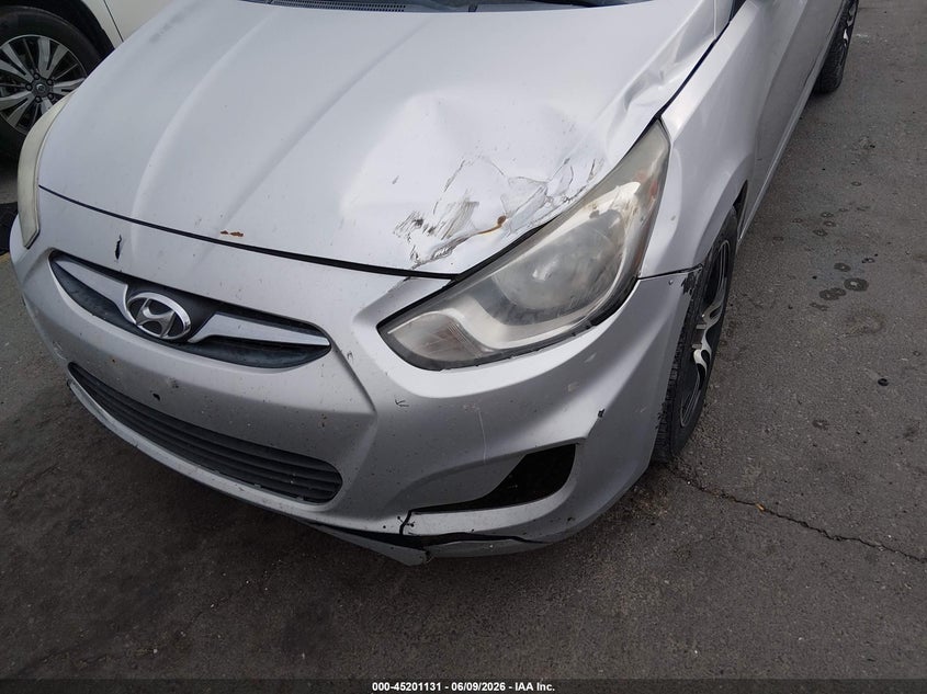 2012 Hyundai Accent VIN KMHCT4AEXCU233236 IAAI salvage auction — FRONT END, Salvage Title, sold $550 on 2026-07-16 (photo 6)