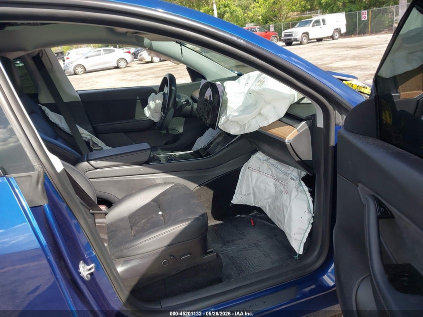 2021 Tesla Model y VIN 5YJYGDED8MF118242 IAAI salvage auction — LEFT SIDE, Certificate Of Destruction (Florida), sold $3,100 on 2026-07-20 (photo 5)