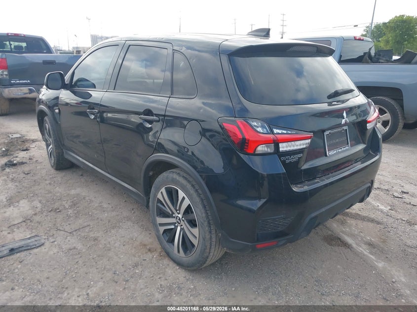 2021 Mitsubishi Outlander VIN JA4APUAU7MU027214 IAAI salvage auction — HAIL, Original (Texas), sold $4,050 on 2026-07-29 (photo 3)