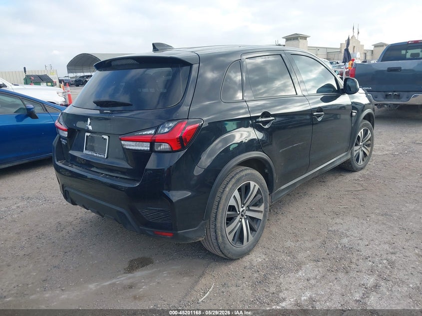 2021 Mitsubishi Outlander VIN JA4APUAU7MU027214 IAAI salvage auction — HAIL, Original (Texas), sold $4,050 on 2026-07-29 (photo 4)