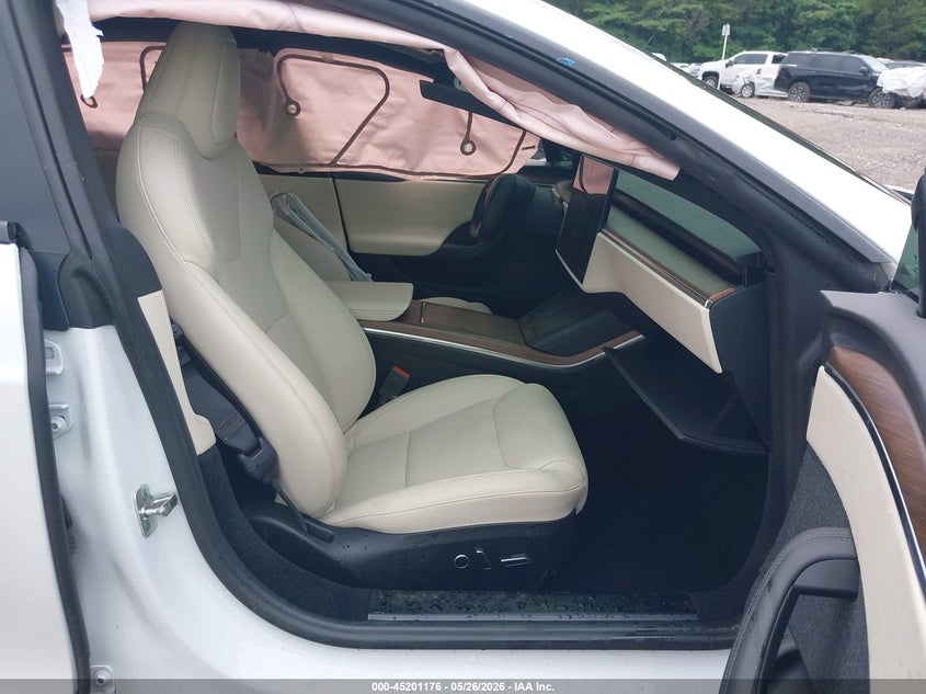 2021 Tesla Model s VIN 5YJSA1E52MF443256 IAAI salvage auction — FRONT & REAR, Salvage (Alabama), sold $5,600 on 2026-07-12 (photo 5)