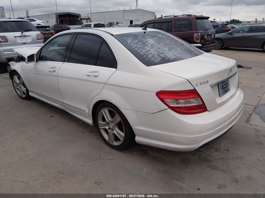 2011 Mercedes-benz C-klasse VIN WDDGF5EB5BA478891 IAAI salvage auction — FRONT END, Salvage (Texas), sold $300 on 2026-07-08 (photo 3)