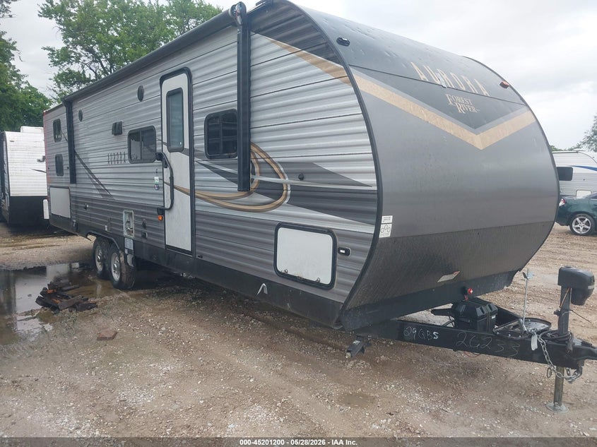 2022 Forest river Unknown VIN 5ZT2ARUB4NX026233 IAAI salvage auction — HAIL, Clear (Missouri), sold $2,550 on 2026-07-29 (photo 1)