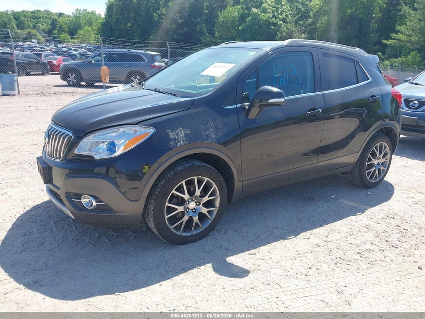 2016 Buick Encore VIN KL4CJ2SM0GB631085 IAAI salvage auction — HAIL, Salvage Title, sold $3,425 on 2026-07-22 (photo 2)