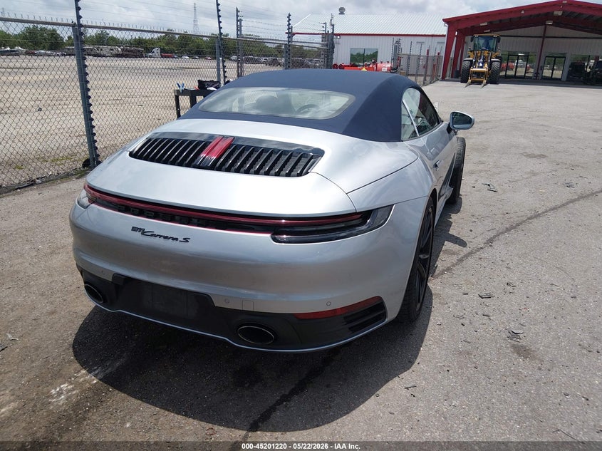 2020 Porsche 911 VIN WP0CB2A92LS263891 IAAI salvage auction — FRONT END, Salvage (Louisiana), sold $52,250 on 2026-07-06 (photo 4)