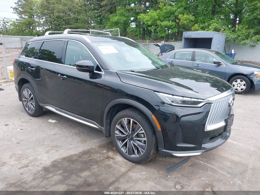 2026 Infiniti Qx60 VIN 5N1AL1FS9TC331863 IAAI salvage auction — WATER/FLOOD, Salvage Title, sold $15,300 on 2026-08-21 (photo 1)
