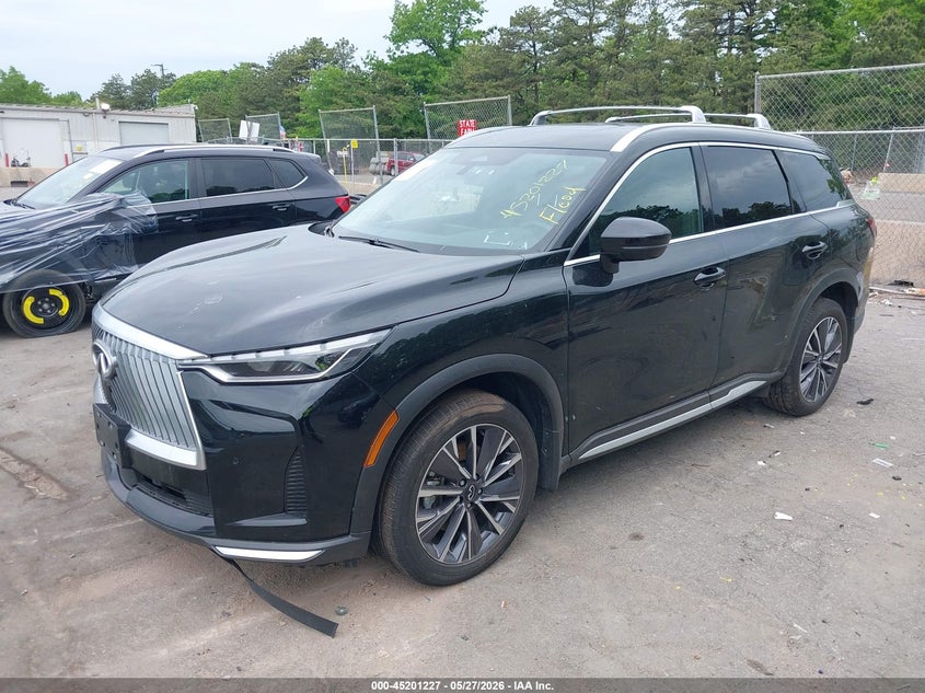 2026 Infiniti Qx60 VIN 5N1AL1FS9TC331863 IAAI salvage auction — WATER/FLOOD, Salvage Title, sold $15,300 on 2026-08-21 (photo 2)