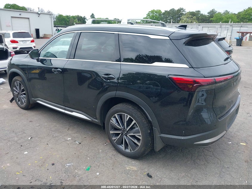 2026 Infiniti Qx60 VIN 5N1AL1FS9TC331863 IAAI salvage auction — WATER/FLOOD, Salvage Title, sold $15,300 on 2026-08-21 (photo 3)