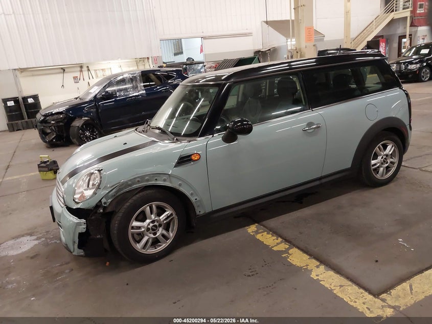 2013 Mini Clubman VIN WMWZF3C52DT489548 IAAI salvage auction — LEFT FRONT, Salvage Title, sold $1,200 on 2026-08-13 (photo 2)