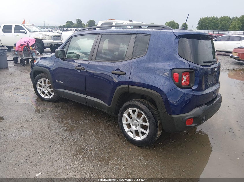 2020 Jeep Renegade VIN ZACNJAAB5LPL53192 IAAI salvage auction — RIGHT FRONT, Salvage Title, sold $825 on 2026-07-15 (photo 3)