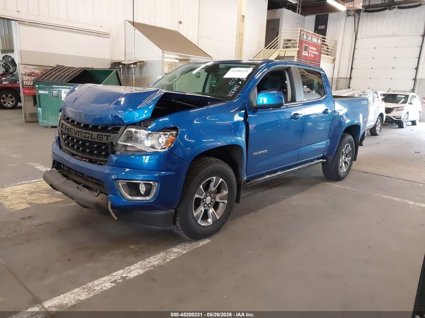 2020 Chevrolet Colorado VIN 1GCGTDEN7L1187754 IAAI salvage auction — FRONT END, Salvage (Oregon), sold $8,500 on 2026-07-30 (photo 2)