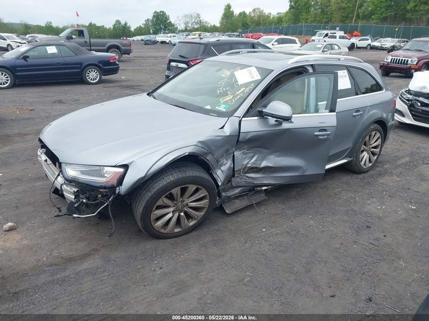 2016 Audi Allroad VIN WA1UFAFL2GA007344 IAAI salvage auction — FRONT END, Salvage (Pennsylvania), sold $1,400 on 2026-07-28 (photo 2)