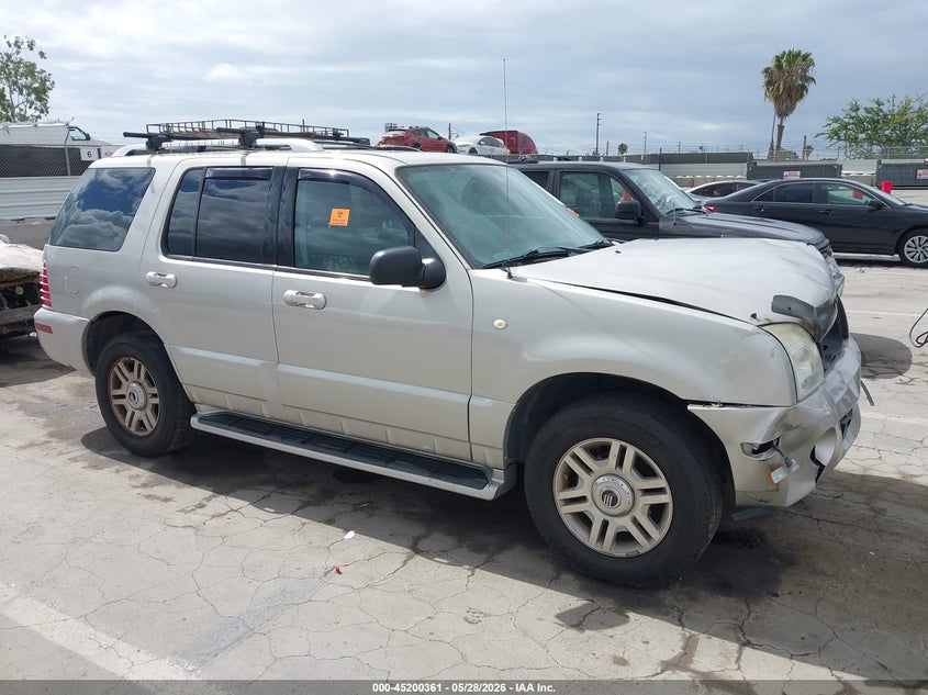 2004 Mercury Mountaineer VIN 4M2DU86W34ZJ45691 IAAI salvage auction — FRONT END, Salvage (California), sold $450 on 2026-07-08 (photo 1)