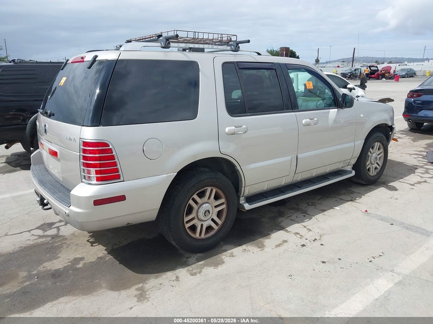 2004 Mercury Mountaineer VIN 4M2DU86W34ZJ45691 IAAI salvage auction — FRONT END, Salvage (California), sold $450 on 2026-07-08 (photo 4)