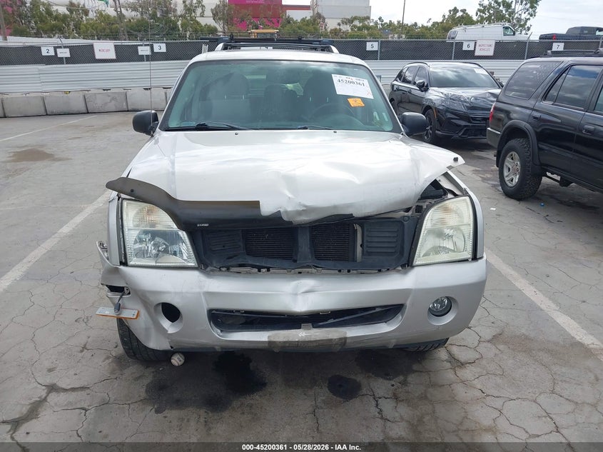 2004 Mercury Mountaineer VIN 4M2DU86W34ZJ45691 IAAI salvage auction — FRONT END, Salvage (California), sold $450 on 2026-07-08 (photo 6)