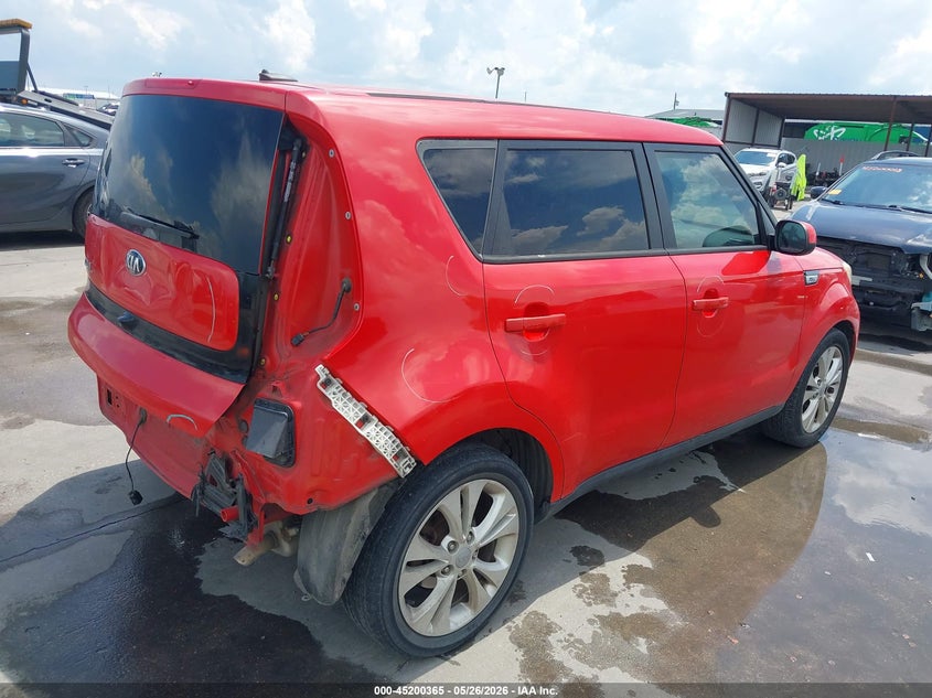 2015 Kia Soul VIN KNDJP3A54F7815393 IAAI salvage auction — REAR END, Original (Texas), sold $1,950 on 2026-07-22 (photo 4)