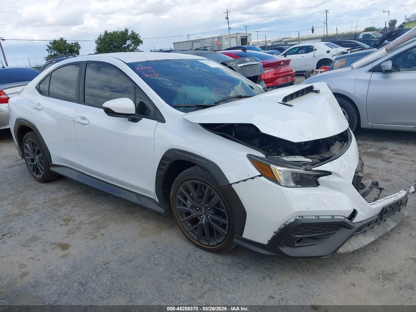 2025 Subaru Wrx VIN JF1VBAH65S9810159 IAAI salvage auction — FRONT END, Salvage (California), sold $425 on 2026-07-23 (photo 1)