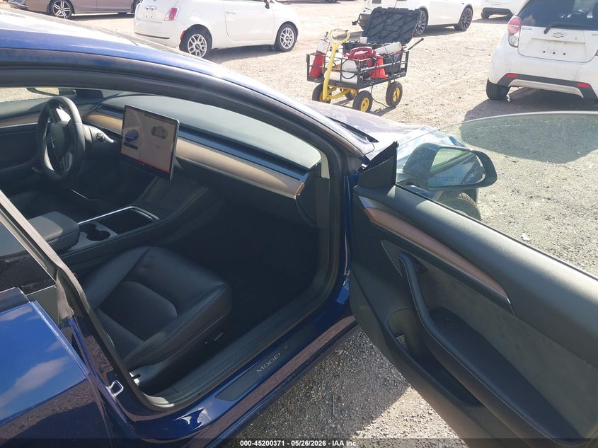 2023 Tesla Model 3 VIN 5YJ3E1EA1PF436342 IAAI salvage auction — FRONT END, Certificate Of Destruction (Florida), sold $7,600 on 2026-07-16 (photo 5)