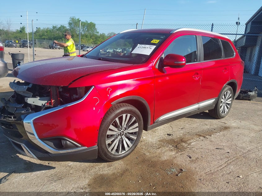 2020 Mitsubishi Outlander VIN JA4AD3A34LZ017607 IAAI salvage auction — FRONT END, Junk Bill Of Sale Mv2459 (Wisconsin), sold $3,475 on 2026-07-09 (photo 2)