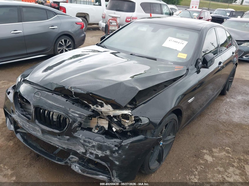 2015 BMW 5er VIN WBA5B1C59FG128411 IAAI salvage auction — ENGINE DAMAGE, Clear (Oklahoma), sold $2,250 on 2026-07-05 (photo 2)