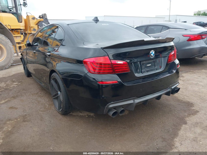 2015 BMW 5er VIN WBA5B1C59FG128411 IAAI salvage auction — ENGINE DAMAGE, Clear (Oklahoma), sold $2,250 on 2026-07-05 (photo 3)
