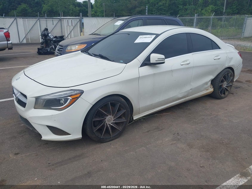 2014 Mercedes-benz Cla-klasse VIN WDDSJ4EB7EN116903 IAAI salvage auction — REPOSSESSION, Salvage Title, sold $500 on 2026-07-09 (photo 2)