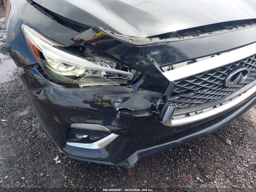 2019 Infiniti Q50 VIN JN1EV7AP7KM515829 IAAI salvage auction — UNKNOWN, Clear (Oklahoma), sold $3,150 on 2026-07-07 (photo 6)