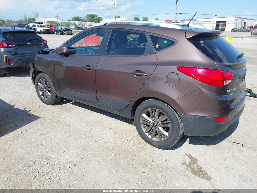 2015 Hyundai Tucson VIN KM8JUCAG7FU999087 IAAI salvage auction — FRONT END, Salvage Title, sold $1,200 on 2026-07-16 (photo 3)