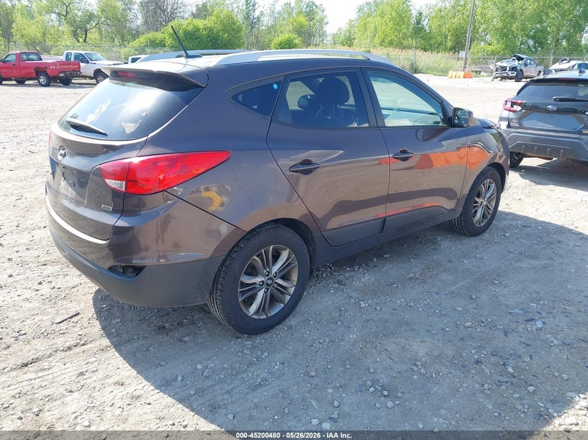 2015 Hyundai Tucson VIN KM8JUCAG7FU999087 IAAI salvage auction — FRONT END, Salvage Title, sold $1,200 on 2026-07-16 (photo 4)