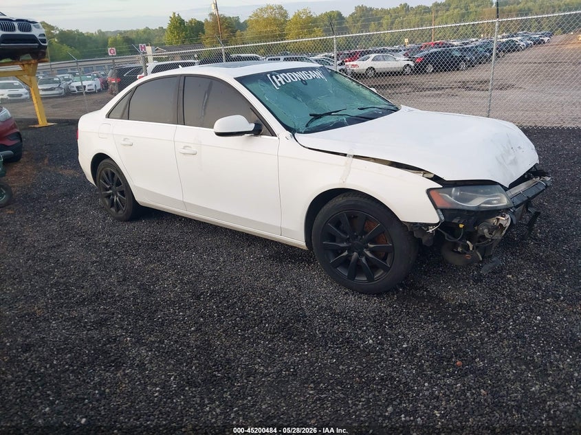 2010 Audi A4 VIN WAUEFAFL1AN010890 IAAI salvage auction — FRONT END, Salvage (South Carolina), sold $600 on 2026-07-07 (photo 1)
