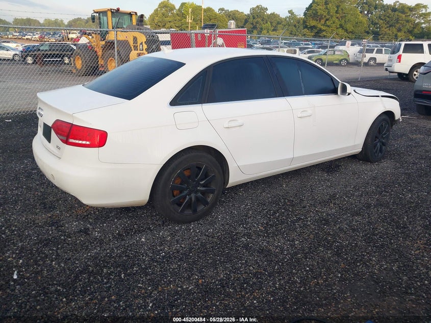 2010 Audi A4 VIN WAUEFAFL1AN010890 IAAI salvage auction — FRONT END, Salvage (South Carolina), sold $600 on 2026-07-07 (photo 4)