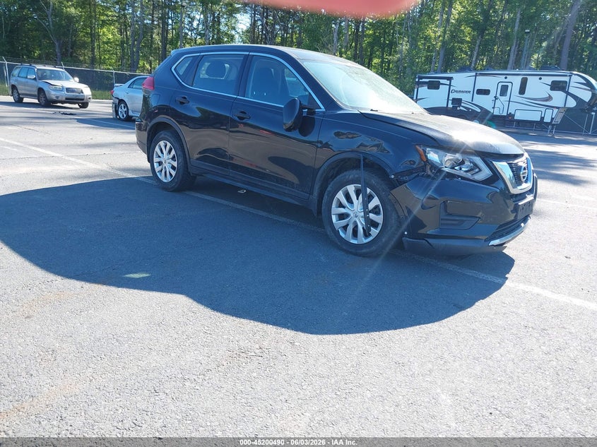 2017 Nissan Rogue VIN KNMAT2MV5HP529752 IAAI salvage auction — RIGHT FRONT, Mv-907A (New York), sold $1,500 on 2026-07-16 (photo 1)