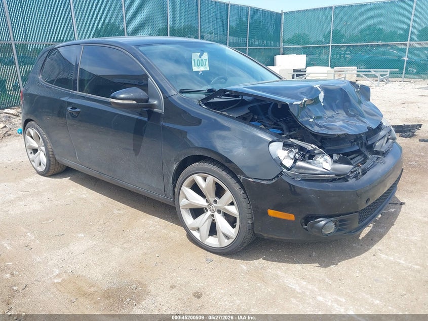 2012 Volkswagen Golf VIN WVWMM7AJ6CW355102 IAAI salvage auction — FRONT END, Salvage Title, sold $325 on 2026-07-07 (photo 1)