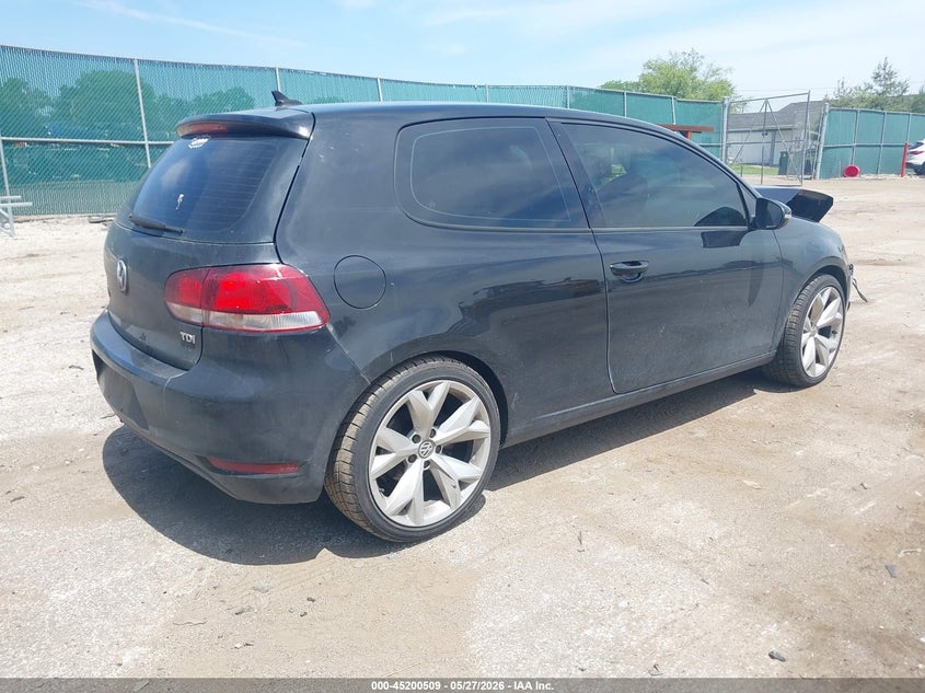 2012 Volkswagen Golf VIN WVWMM7AJ6CW355102 IAAI salvage auction — FRONT END, Salvage Title, sold $325 on 2026-07-07 (photo 4)