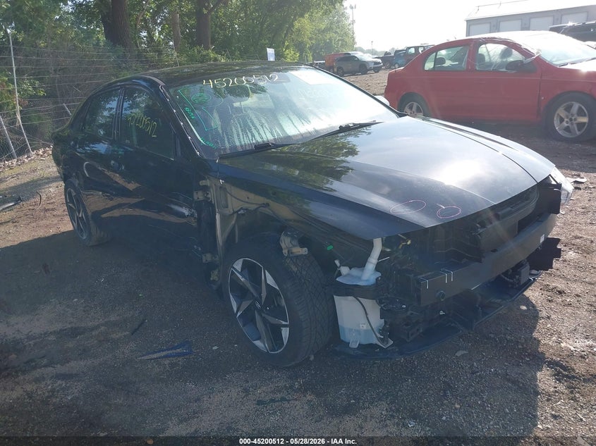 2023 Hyundai Elantra VIN KMHLS4AG7PU508023 IAAI salvage auction — RIGHT FRONT, Salvage Title, sold $4,050 on 2026-07-22 (photo 1)