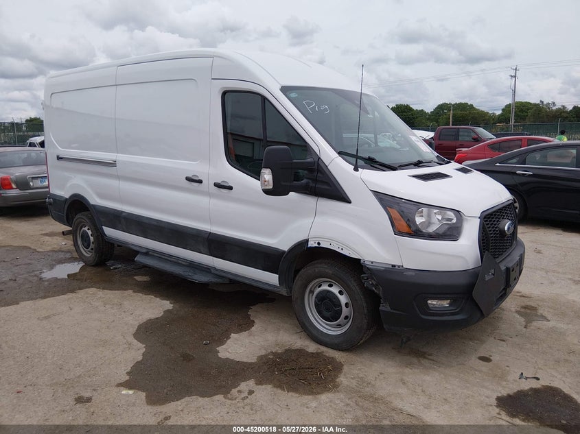 2023 Ford Transit VIN 1FTBR1C89PKB56445 IAAI salvage auction — REAR END, Salvage (Kansas), sold $8,600 on 2026-09-04 (photo 1)