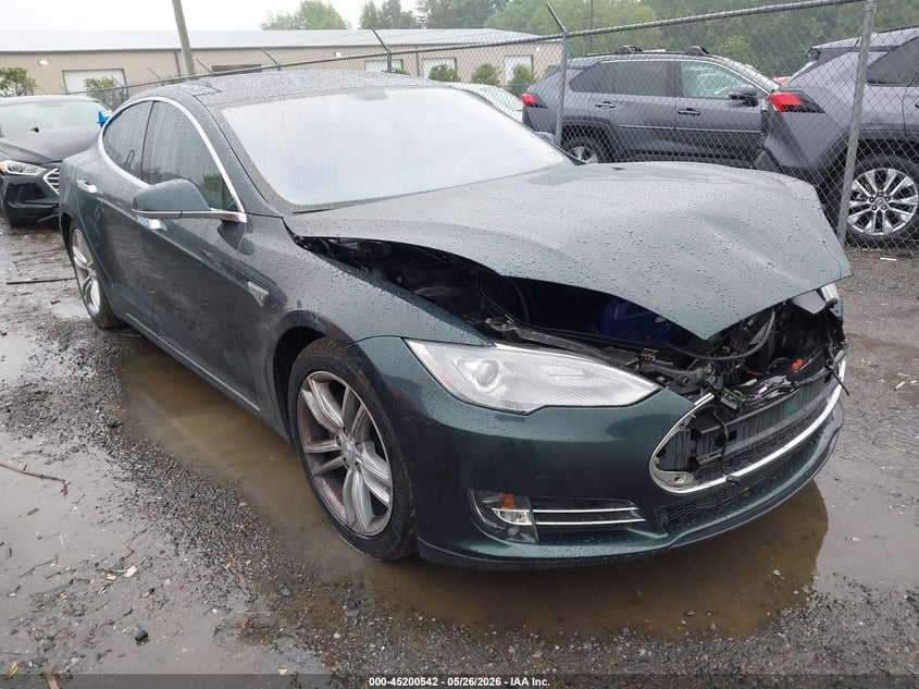 2014 Tesla Model s VIN 5YJSA1H10EFP49396 IAAI salvage auction — FRONT END, Salvage - 75% Or Less (Maryland), sold $3,600 on 2026-07-20 (photo 1)