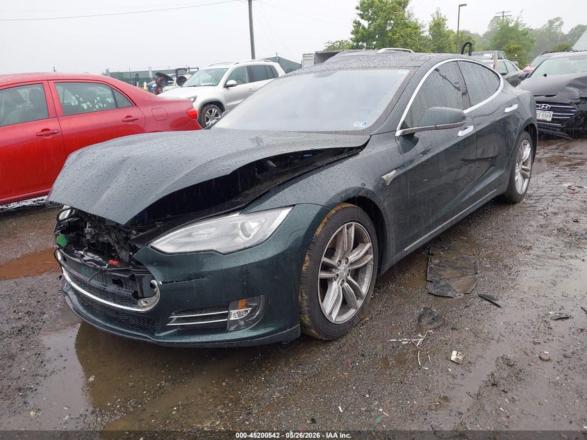 2014 Tesla Model s VIN 5YJSA1H10EFP49396 IAAI salvage auction — FRONT END, Salvage - 75% Or Less (Maryland), sold $3,600 on 2026-07-20 (photo 2)