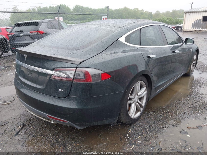 2014 Tesla Model s VIN 5YJSA1H10EFP49396 IAAI salvage auction — FRONT END, Salvage - 75% Or Less (Maryland), sold $3,600 on 2026-07-20 (photo 4)