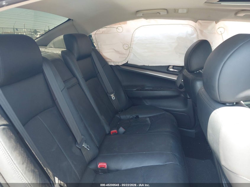2012 Infiniti VIN JN1CV6AP9CM627759 IAAI salvage auction — LEFT SIDE, Salvage (California), sold $1,125 on 2026-07-08 (photo 8)