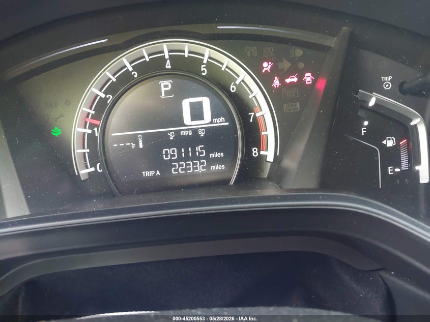 2019 Honda Cr-v VIN 2HKRW5H37KH413251 IAAI salvage auction — FRONT & REAR, Rebuildable (Florida), sold $3,450 on 2026-07-18 (photo 7)