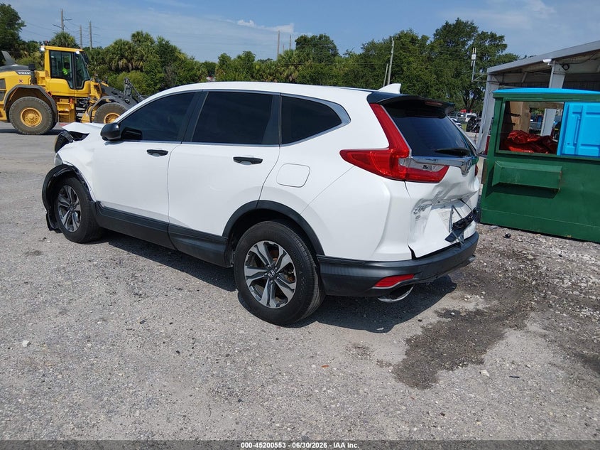 2019 Honda Cr-v VIN 2HKRW5H37KH413251 IAAI salvage auction — FRONT & REAR, Rebuildable (Florida), sold $3,450 on 2026-07-18 (photo 3)