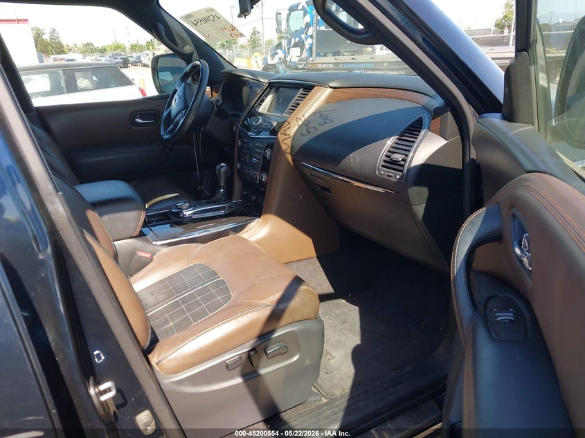 2018 Nissan Armada VIN JN8AY2NE6J9734124 IAAI salvage auction — FRONT END, Salvage (California), sold $7,650 on 2026-07-23 (photo 5)