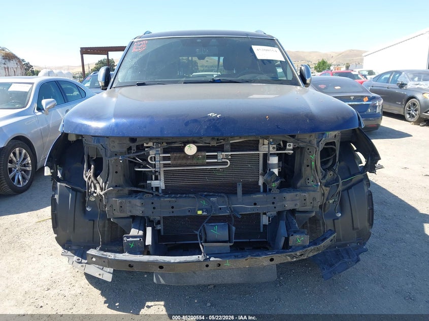 2018 Nissan Armada VIN JN8AY2NE6J9734124 IAAI salvage auction — FRONT END, Salvage (California), sold $7,650 on 2026-07-23 (photo 6)