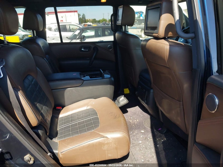 2018 Nissan Armada VIN JN8AY2NE6J9734124 IAAI salvage auction — FRONT END, Salvage (California), sold $7,650 on 2026-07-23 (photo 8)