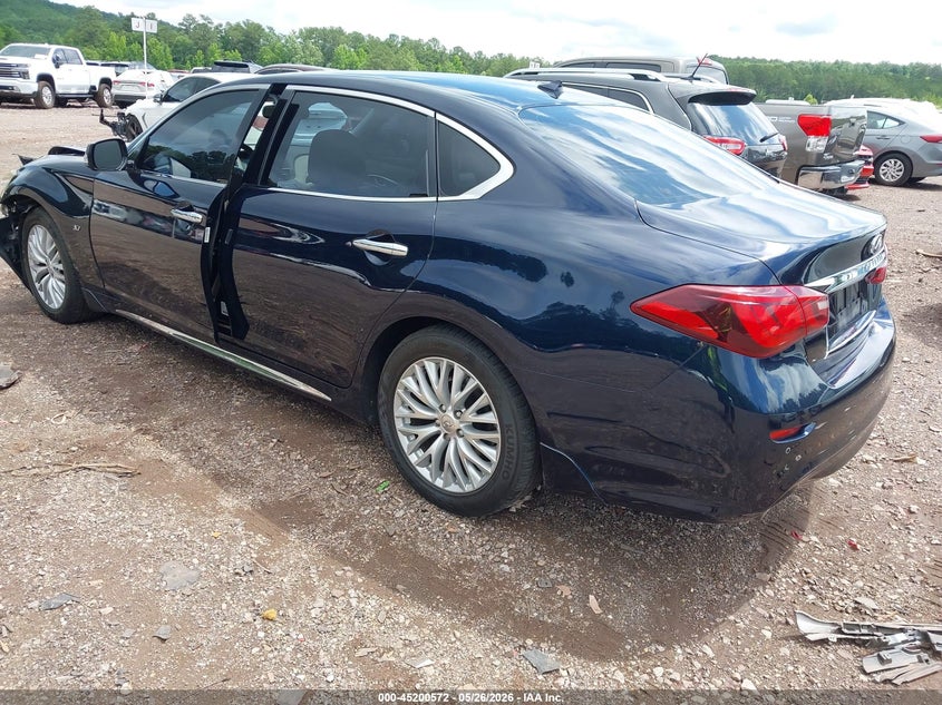 2019 Infiniti Q70 VIN JN1BY1PP1KM685554 IAAI salvage auction — FRONT END, Salvage Title, sold $1,875 on 2026-07-08 (photo 3)