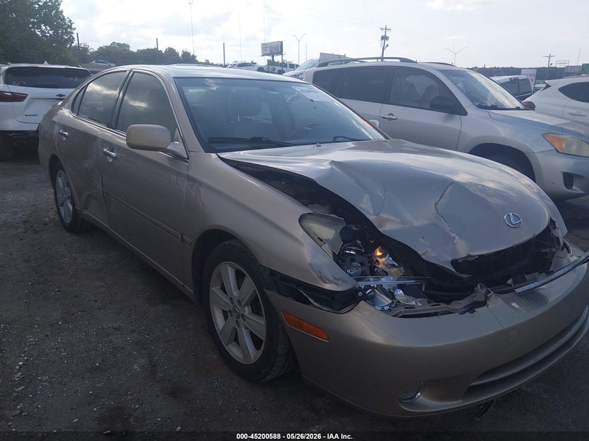 2005 Lexus Es 330 VIN JTHBA30G155074234 IAAI salvage auction — FRONT END, Clear (Oklahoma), sold $450 on 2026-07-29 (photo 1)