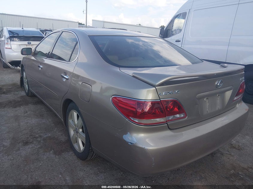 2005 Lexus Es 330 VIN JTHBA30G155074234 IAAI salvage auction — FRONT END, Clear (Oklahoma), sold $450 on 2026-07-29 (photo 3)